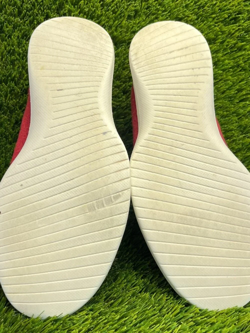 Allbirds Wool Runners Womens Size 9 Red White Athletic Running Shoes‎ Sneakers